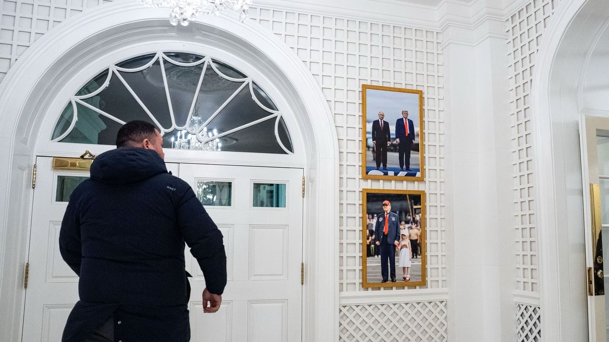 V Bílém domě nově visí fotka Trumpa s Putinem